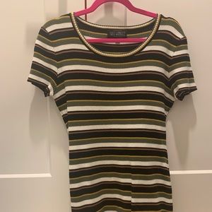 Striped T-Shirt Dress